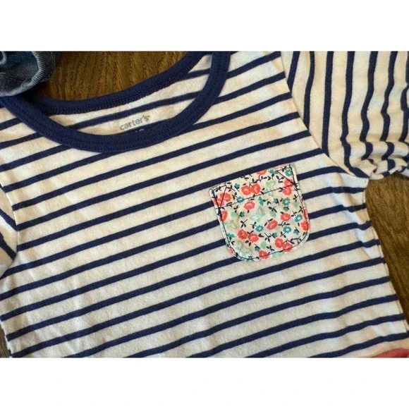 Baby Girl 12 Months Summer Clothes Skort Tutu Shirts Lot Bundle Outfits Kindness - Picture 6 of 16